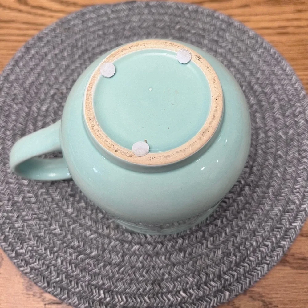 Large Huge Teal Mug